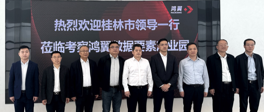 桂林市委書記李楚一行蒞臨鴻翼數據要素產業園調研考察